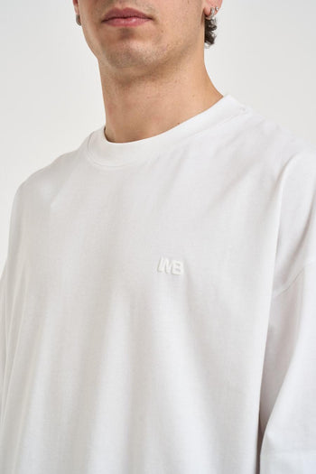 T-shirt uomo bianca e celeste - 3