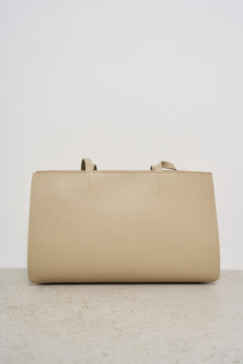 Beige women's shoulder bag - 5