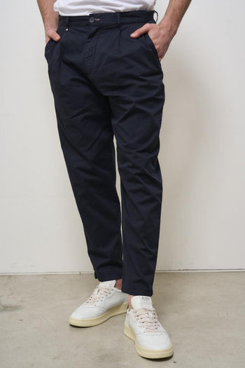 Midnight blue men's trousers - 3