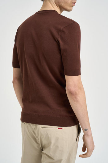 T-shirt uomo in maglia terra - 3