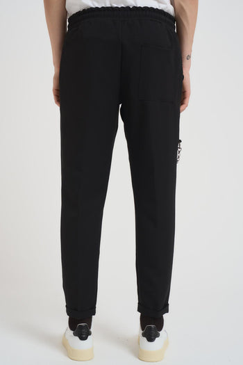 Pantalone uomo con elastico nero - 4