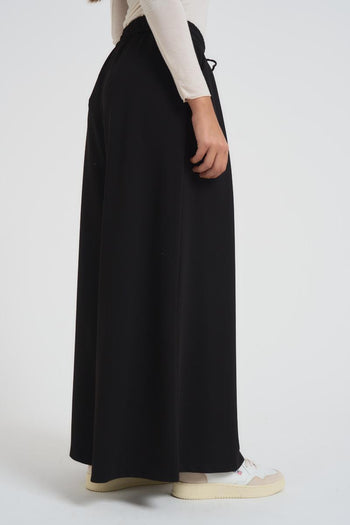 Pantalone donna over nero - 4