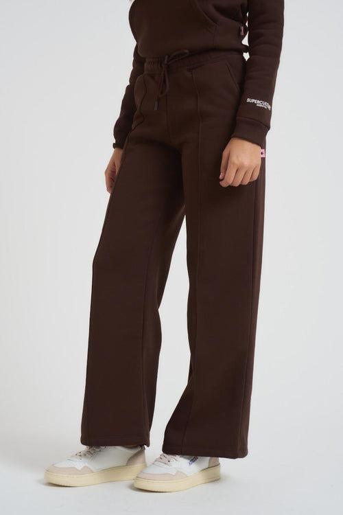Pantalone donna a palazzo Demiz marrone - 2