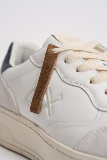 Sneakers uomo bianche e blu - 5