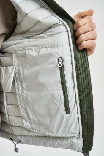Gilet uomo piumino trapuntato verde - 8