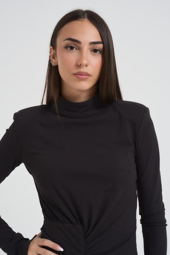 Abito donna mini nero - 3