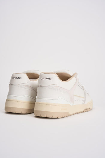 Sneakers uomo in pelle bianche - 7