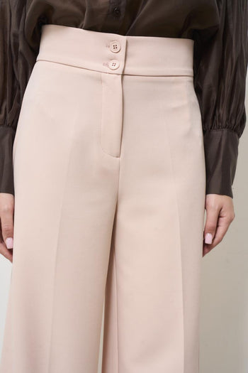 Women's pink palazzo pants - 4