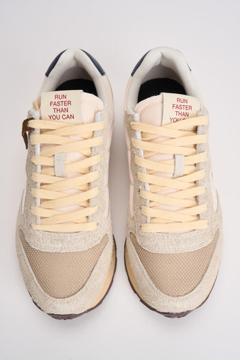 Sneakers uomo panna e blu - 8