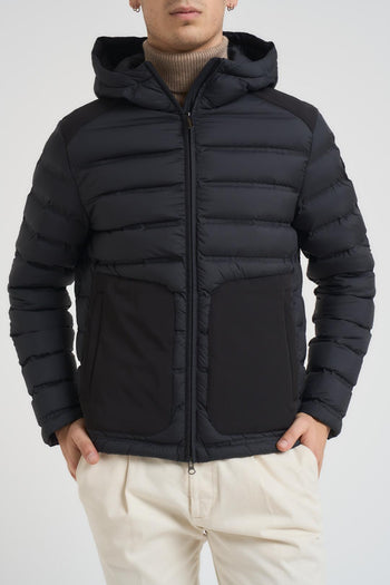 Piumino uomo trapuntato nero. - 6