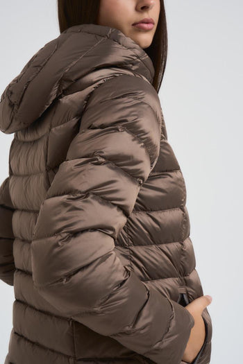 Piumino donna V.DUV.DONNA tortora - 6