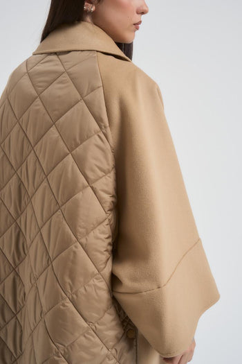 Cappotto in doppio drap di lana cammello - 11