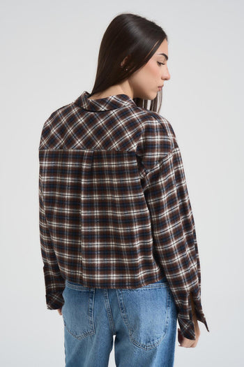 Camicia donna cropped multicolor - 4