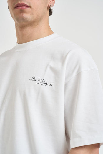 T-shirt uomo girocollo bianca - 4