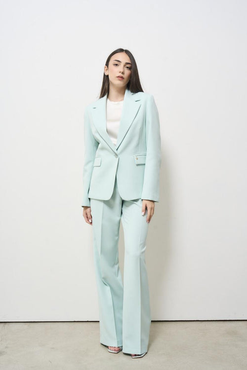 Completo abito donna verde acqua