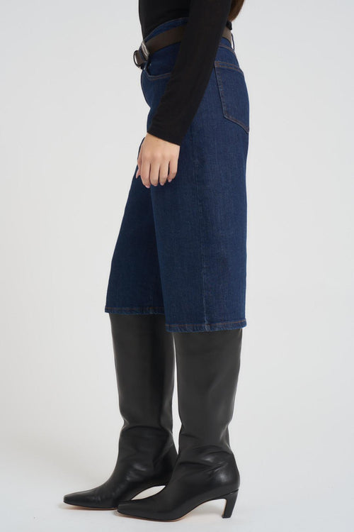 Bermuda donna blu scuro - 2