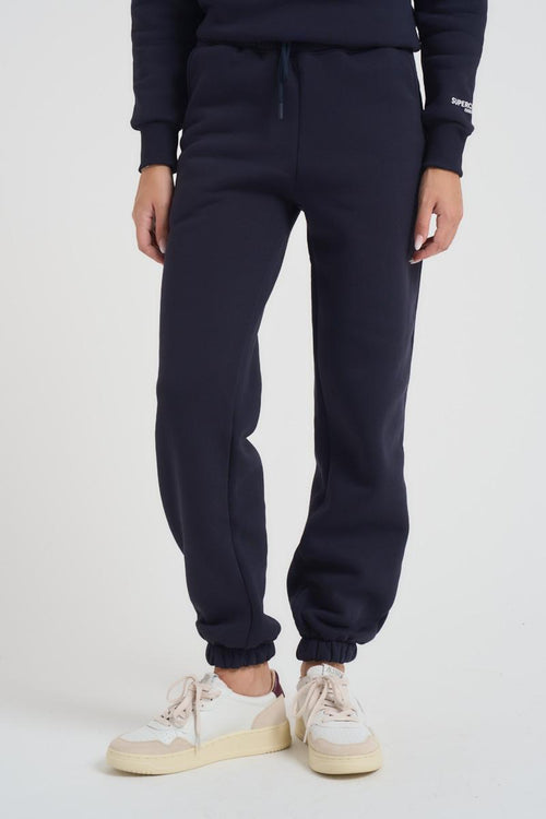 Pantalone tuta jogger donna blu - 2