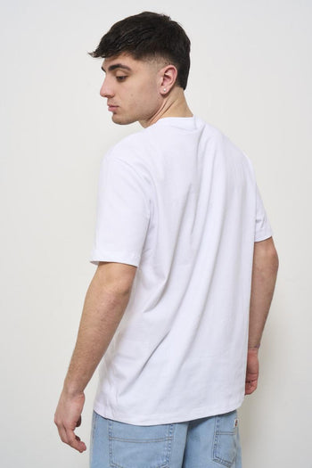 T-shirt uomo girocollo bianca - 4