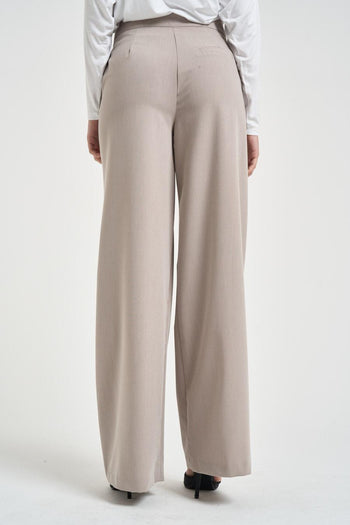 Pantalone donna a palazzo grigio - 3