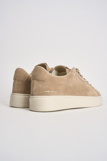 Sneakers uomo in suede beige - 6