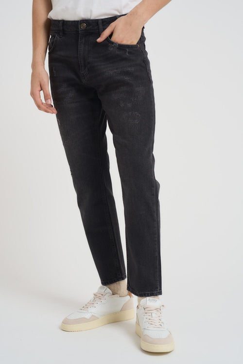 Jeans uomo Yellowstone in denim nero