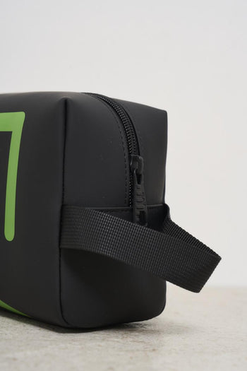 Black and green men's clutch bag - 4