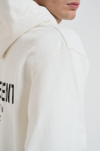 Felpa uomo con cappuccio bianca - 7