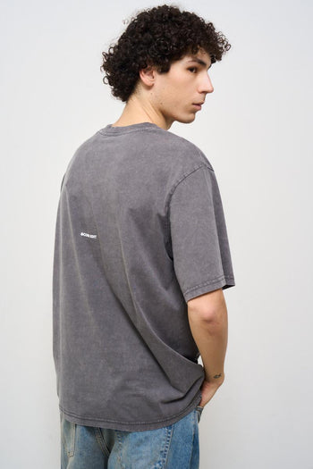 T-shirt uomo girocollo grigia - 6