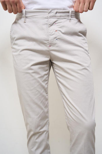 Pantalone uomo grigio perla - 6
