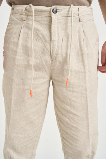 Pantalone uomo in lino corda - 5