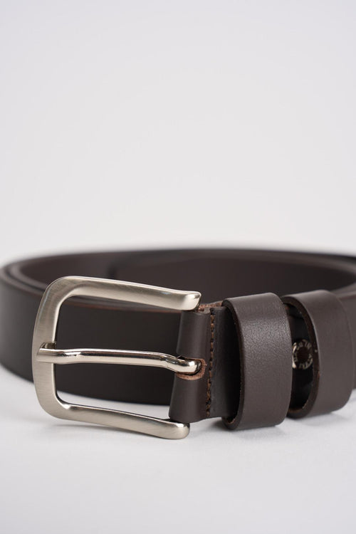 Cintura uomo in pelle marrone - 2