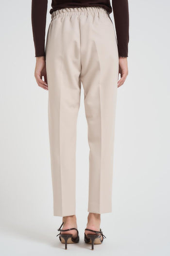 Pantalone donna regular panna - 3