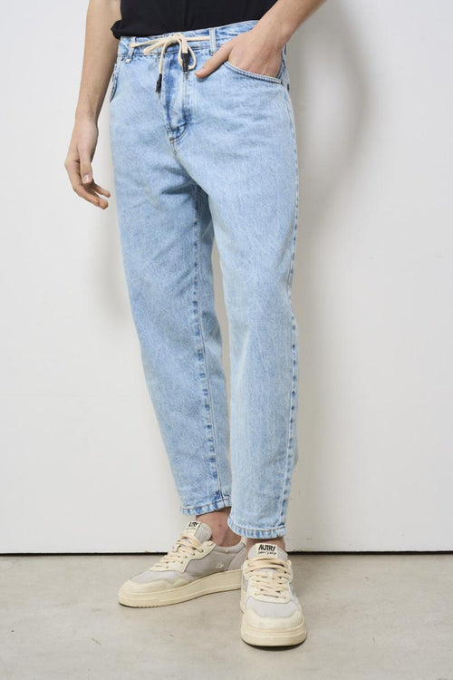 Jeans uomo regular in denim chiaro - 2