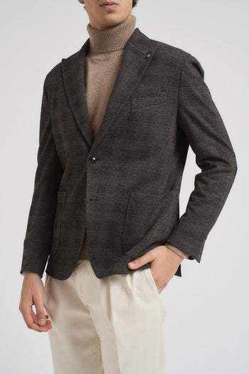 Giacca uomo monopetto marrone - 3