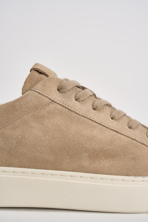 Sneakers uomo in suede beige - 2