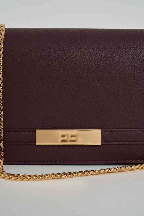 Borsa donna bordeaux e oro - 2