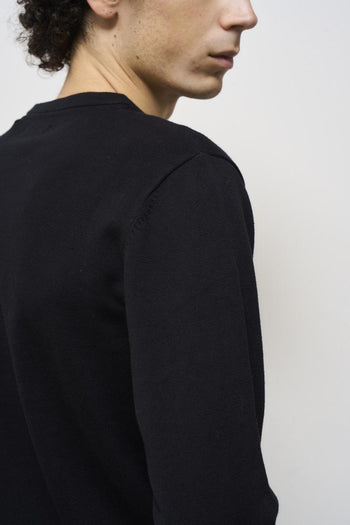 Men's blue crew neck sweater - 5