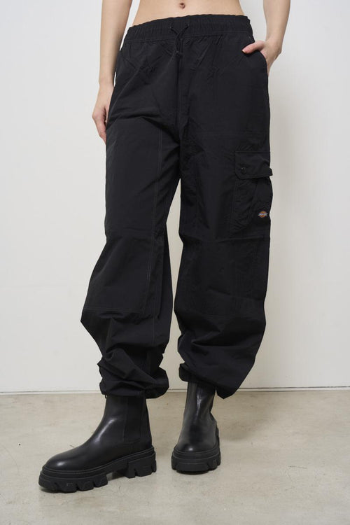Pantalone donna nera cargo - 2
