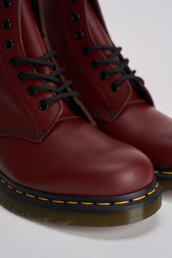 Stivale stringato donna 1460 bordeaux - 4