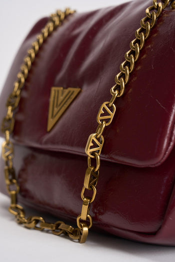 Borsa donna semilucida bordeaux - 5