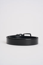 Cintura uomo in pelle nera V004 NERO OUTFIT 