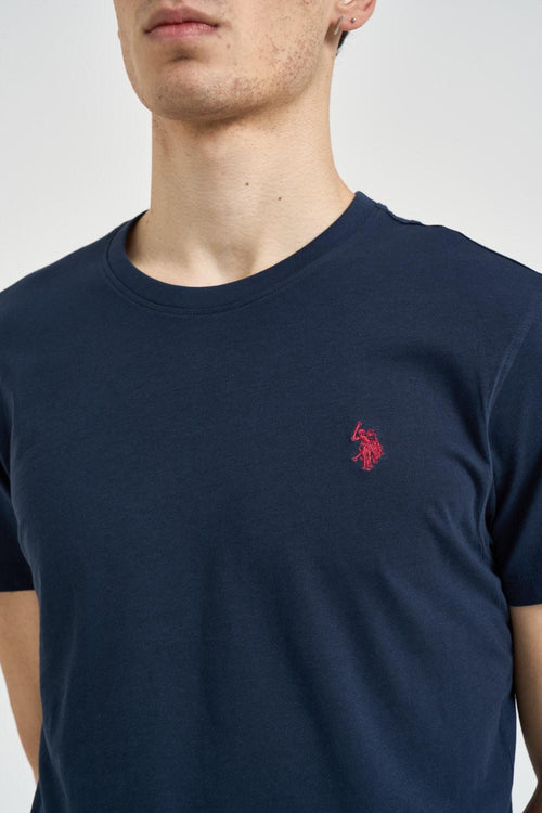 T-shirt uomo girocollo blu notte - 2