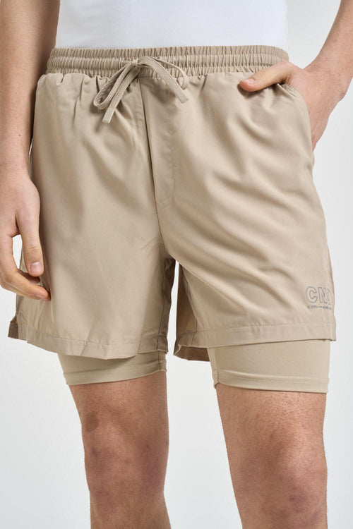 Bermuda uomo sportivo beige