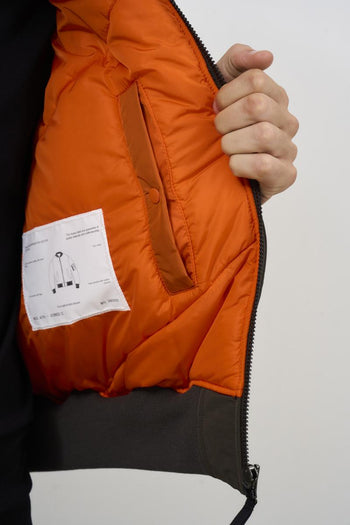 Bomber uomo verde militare - 5