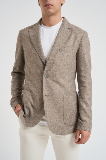 Blazer in misto lana uomo - 3