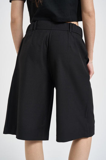 Bermuda donna sartoriali neri - 3