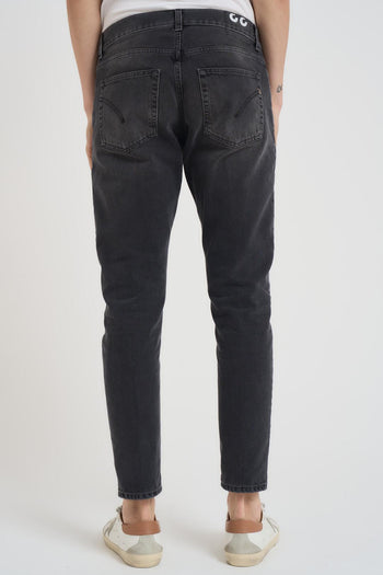 Jeans uomo slim fit grigio scuro - 3