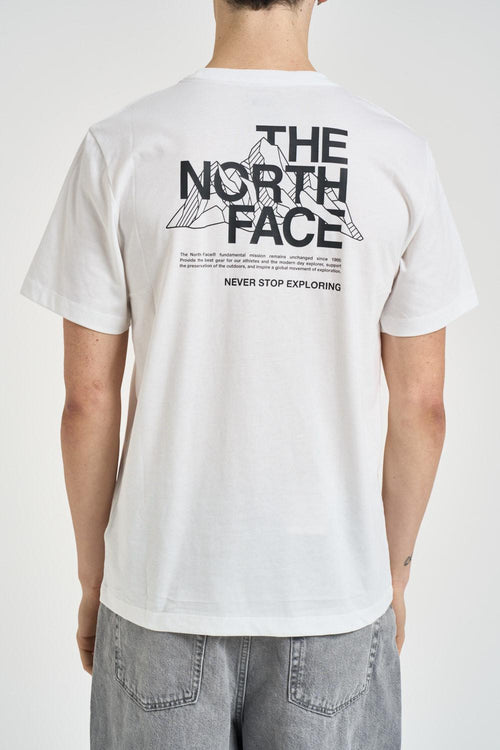 T-shirt uomo girocollo bianca - 2