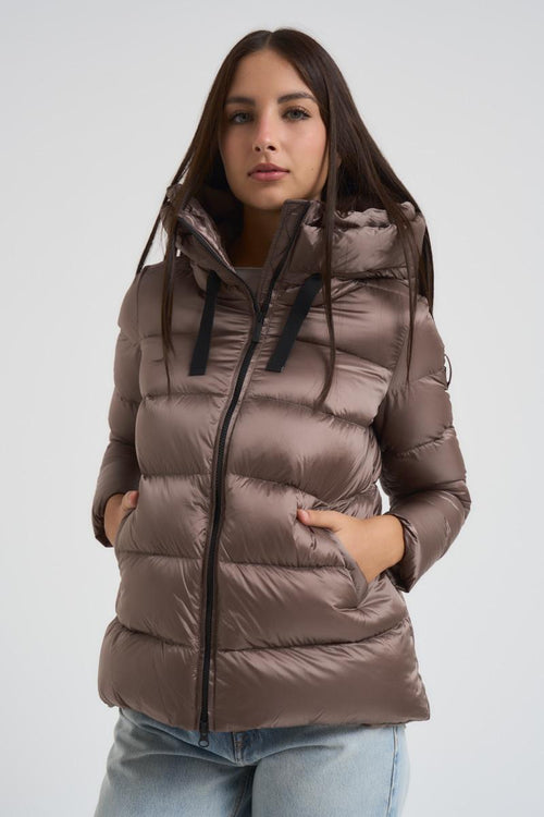 Piumino donna Roma marrone - 2