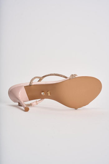 Sandalo donna Flamenco rosa cipria - 7